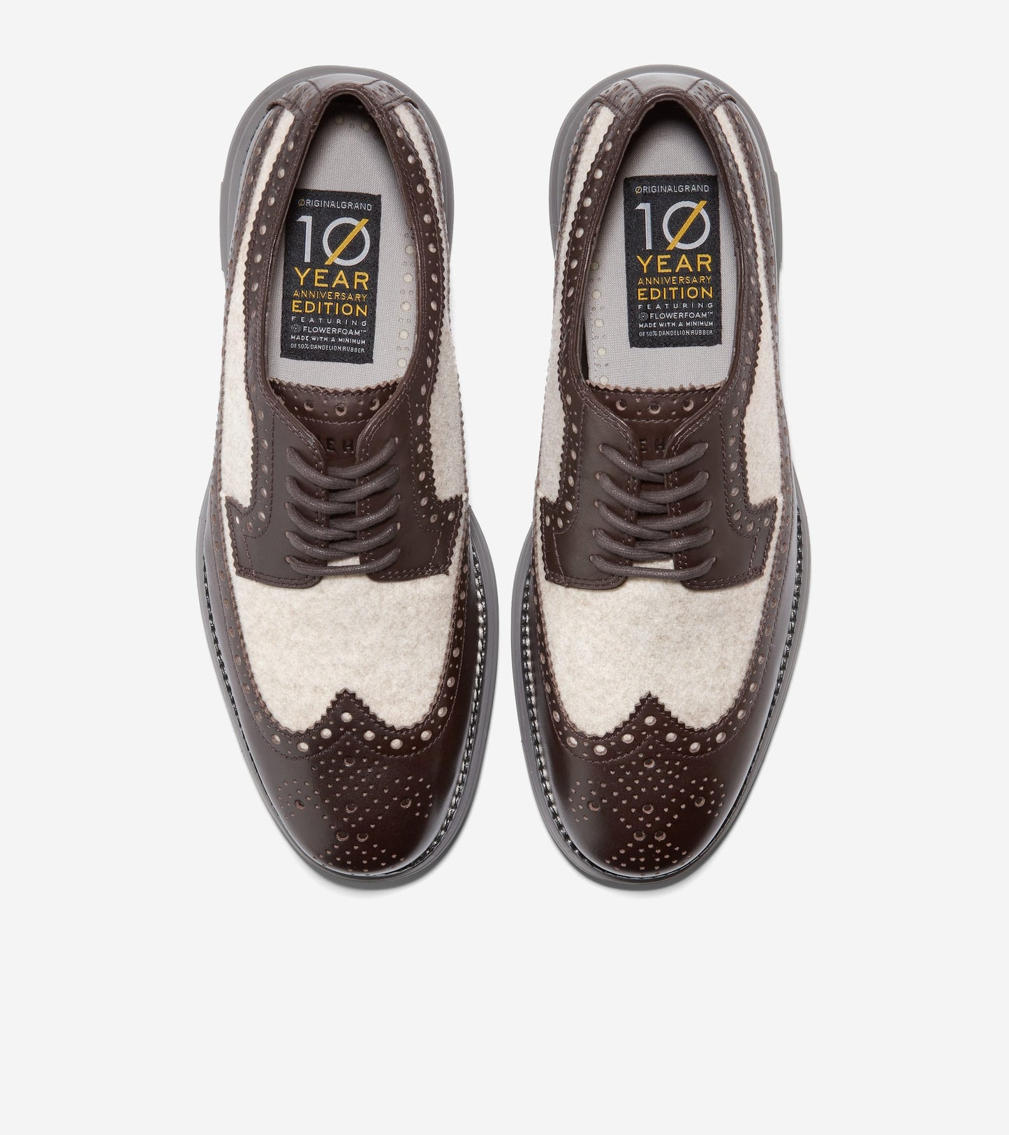 C36512:EARTHLITE/TAUPE RECYCLED WOOL/DARK CHOCOLATE/BLACK