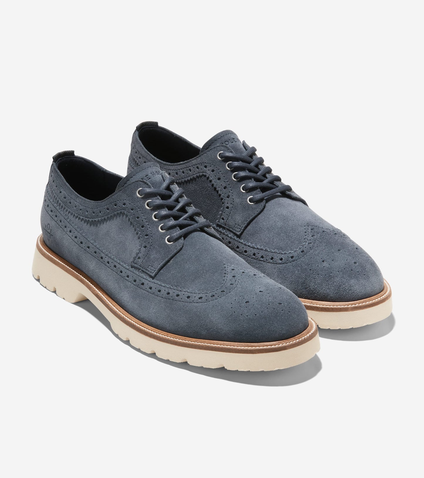 C36045:NAVY BLAZER SUEDE/ALABASTER GLEAM