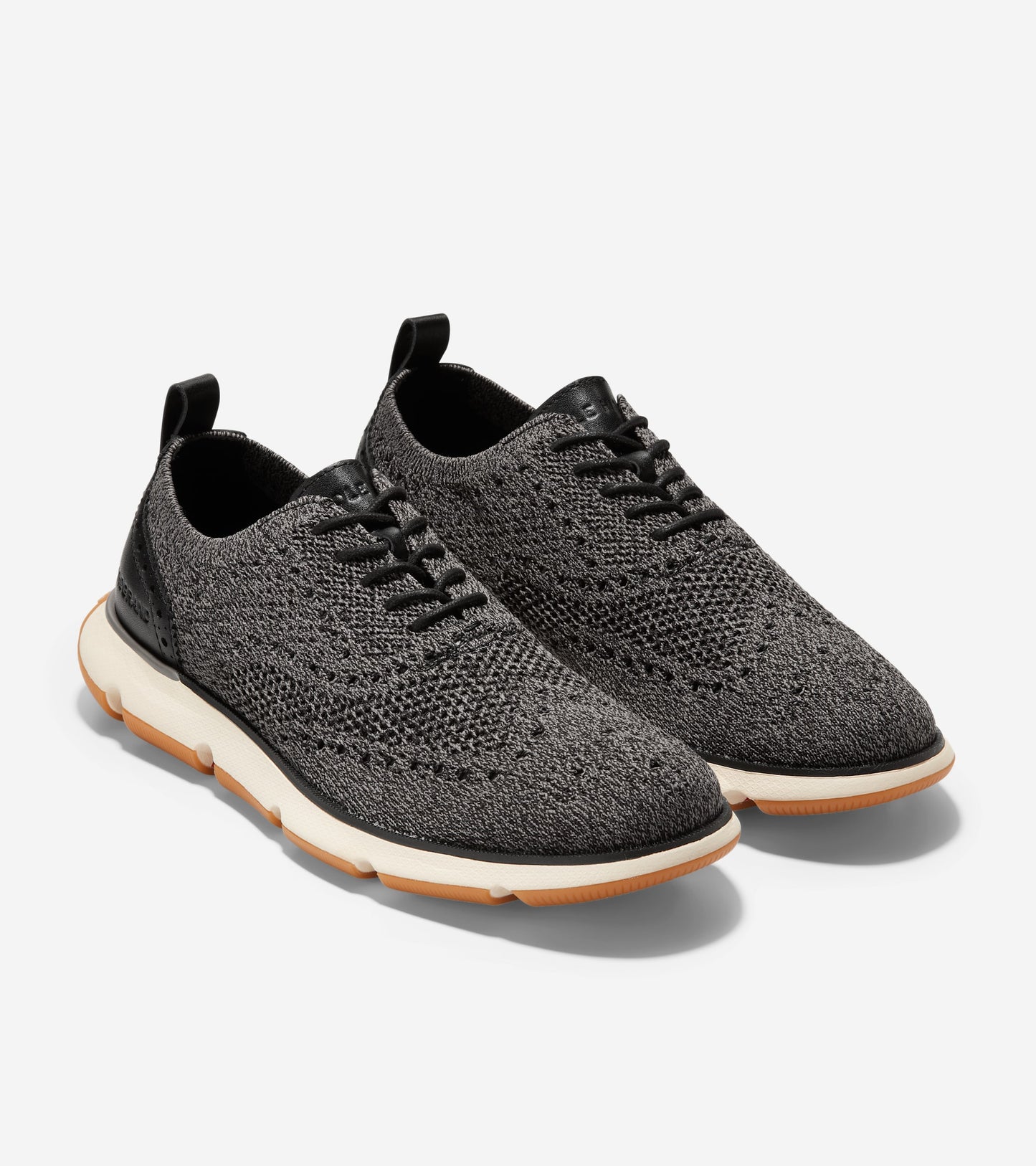 C35370:BLACK TWISTED KNIT/IVORY-GUM