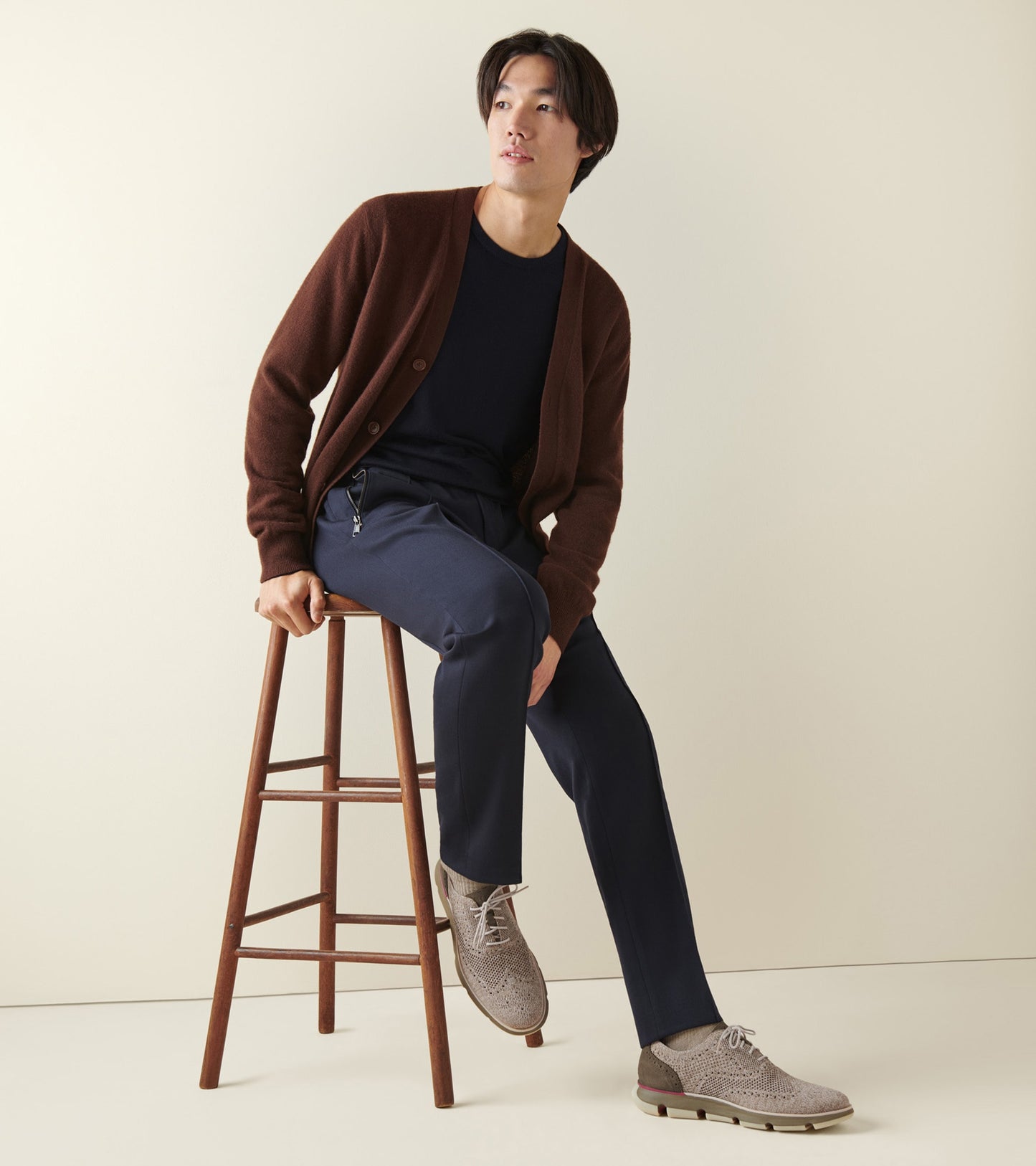 C36212:STONE GRAY KNIT/ANGORA