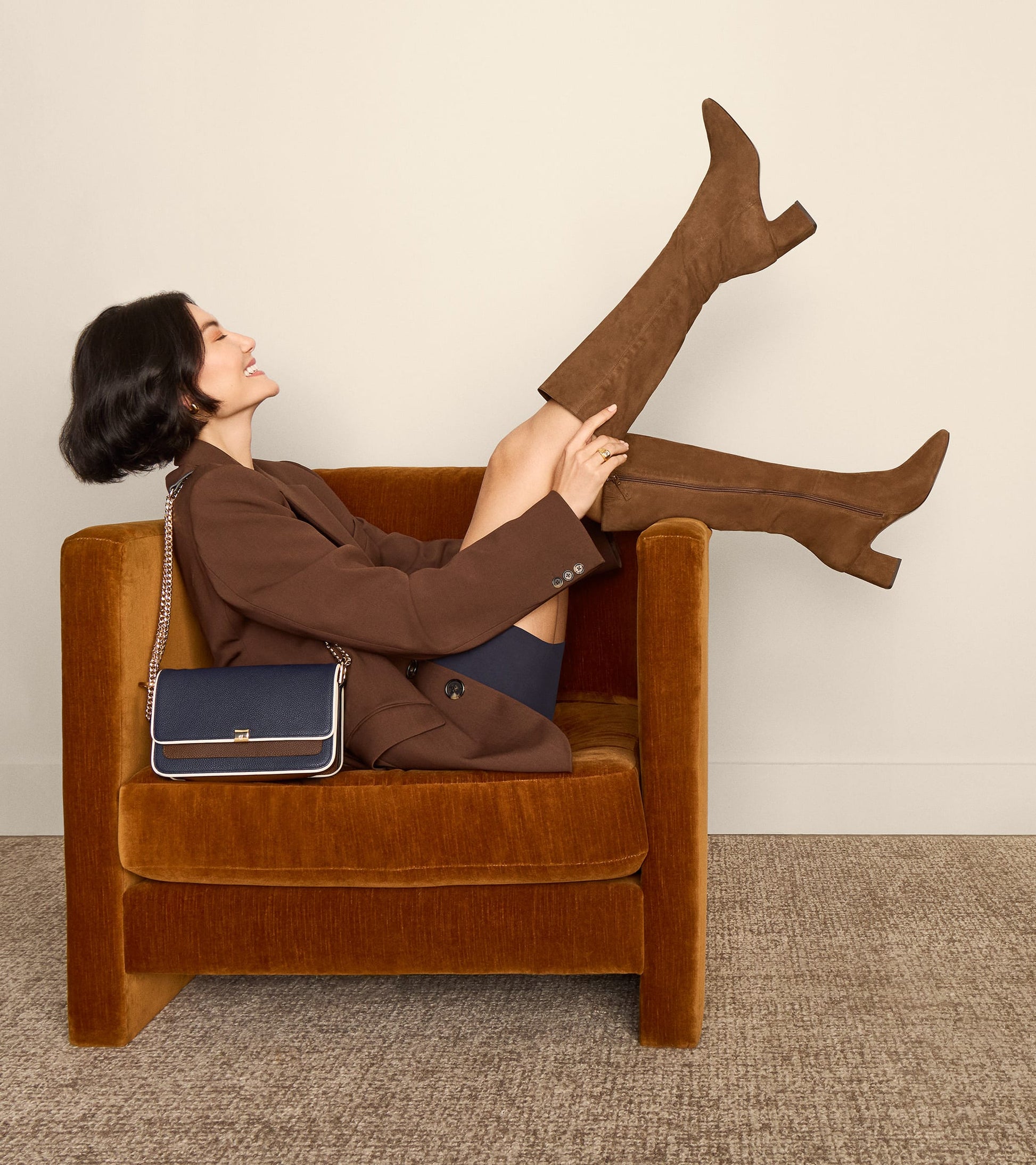 U07789:CH MIDNIGHT MOON/ CH SPICED BROWN/ IVORY:null