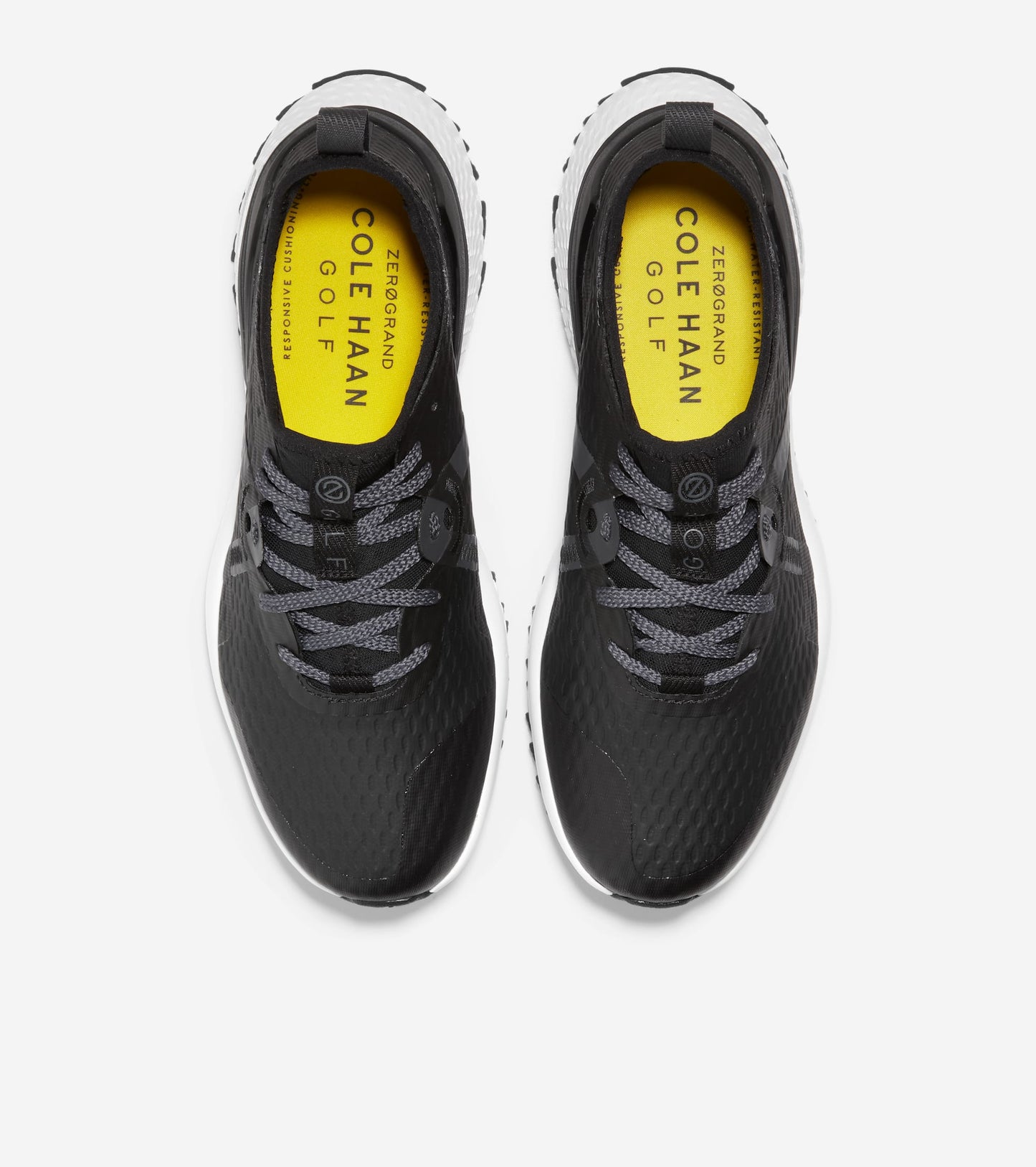 C35804:BLACK/GRAY PINSTRIPE/CYBER YELLOW