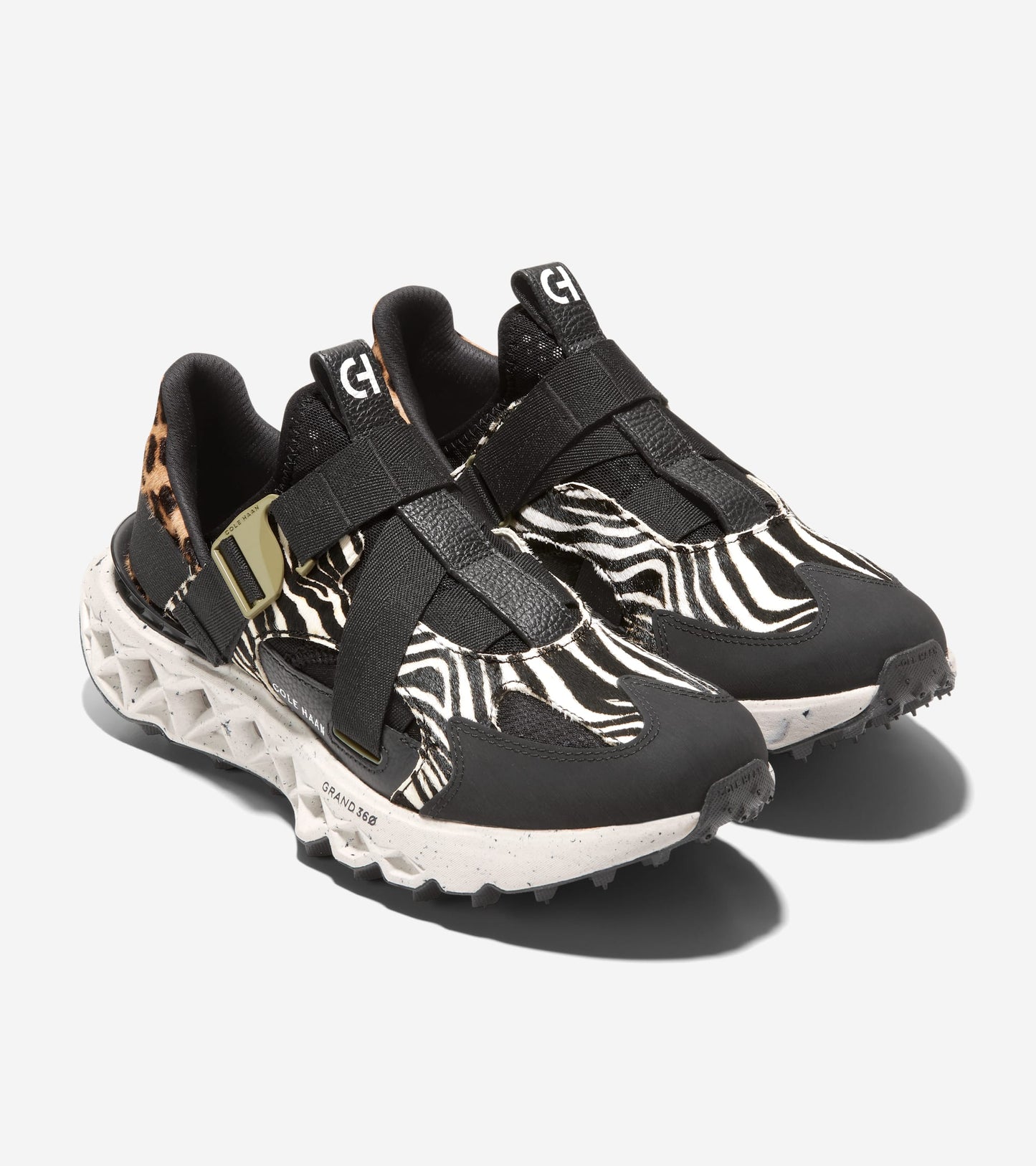 C38457:BLACK/SAFARI PRINT/IVORY