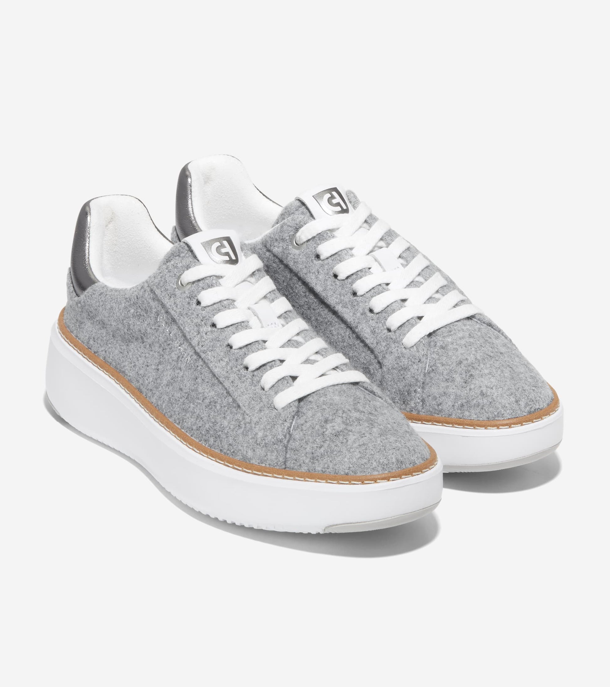W29272:GREY WOOL/DK SILVER/OPTIC WHITE