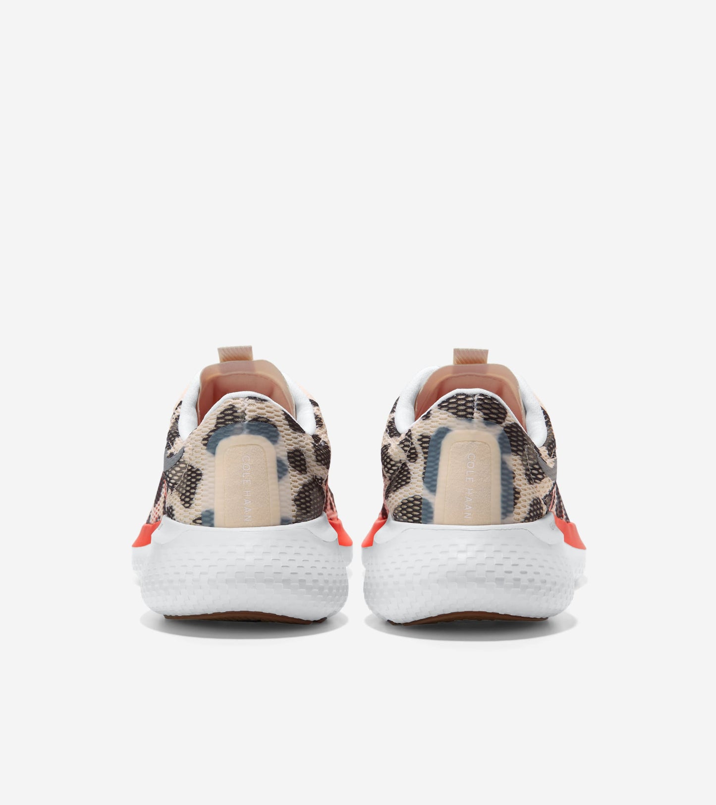 W23518:LEOPARD SUBLIMATRED MESH/ SHORTBREAD HEEL/ CHERRY TOMATO FB/ WHT MIDSOLE