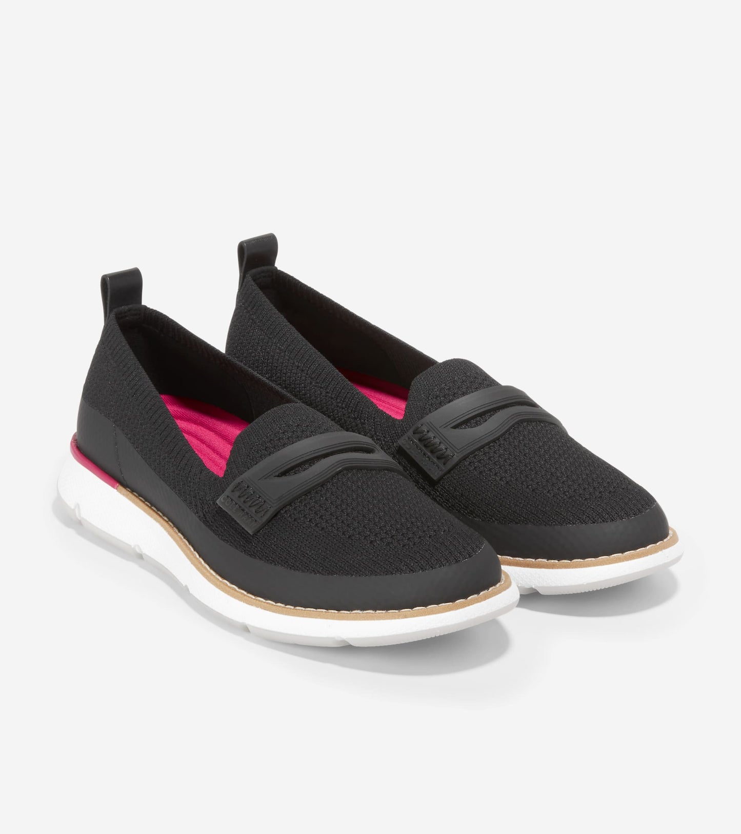 W21317:BLACK KNIT/ BLACK MOLDED TPU/ BRIGHT BERRY POP/ OPTIC WHITE
