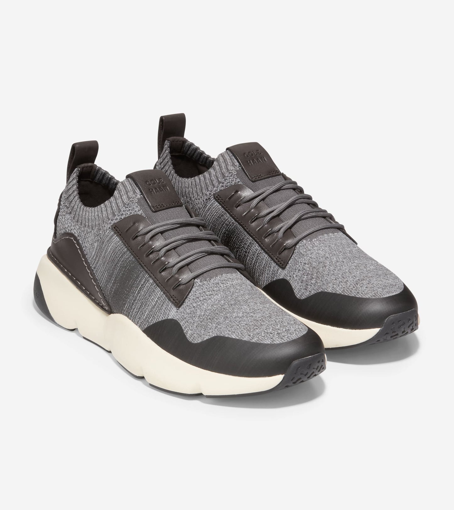 C36455:GRAY PINSTRIPE/QUIET SHADE/SLEET KNIT/BLACK/IVORY