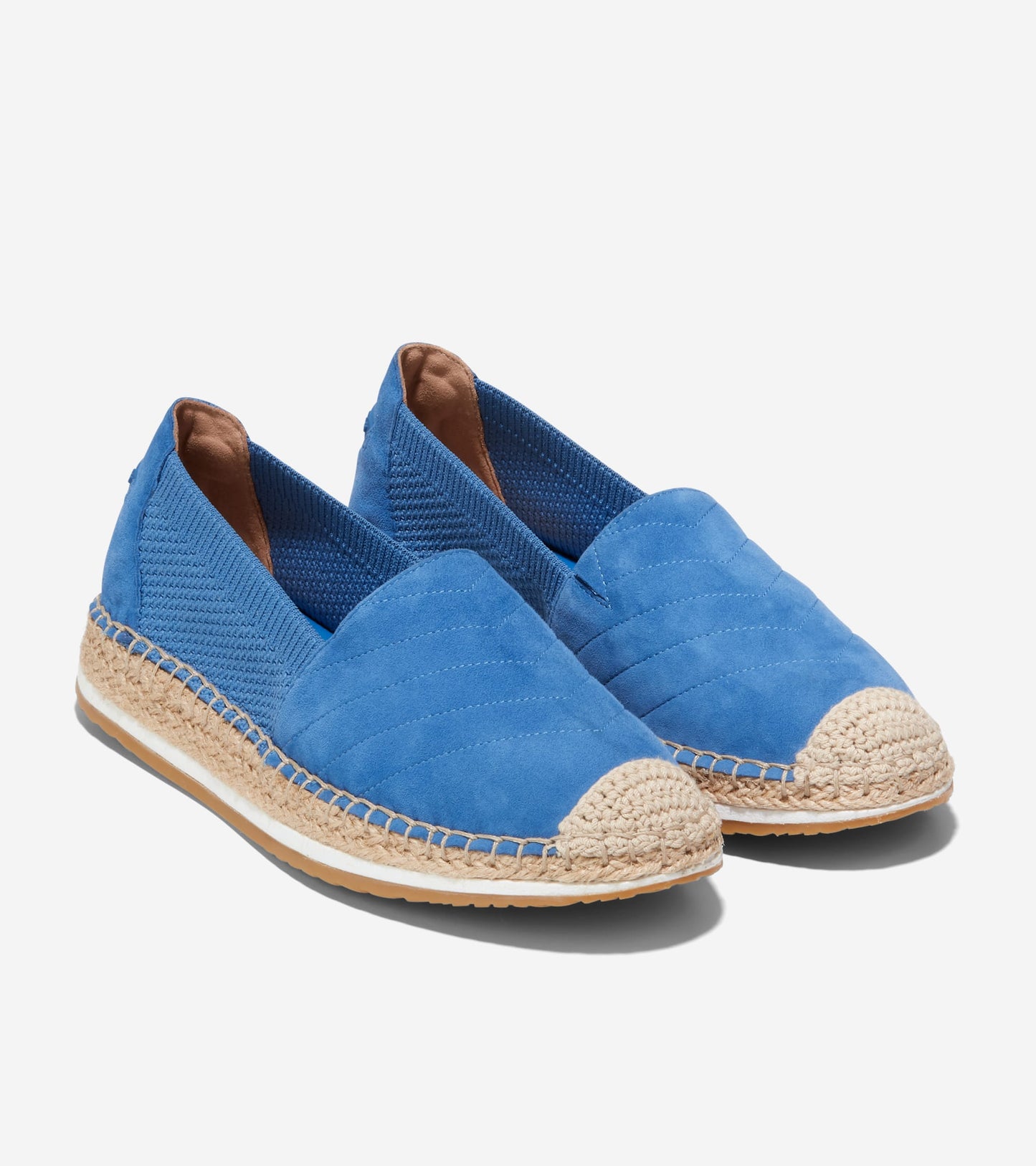 W25218:BRGHT COBLT SDE & KNIT/TONAL FB/NAT JUTE/OPTC WHT MS/GUM OS