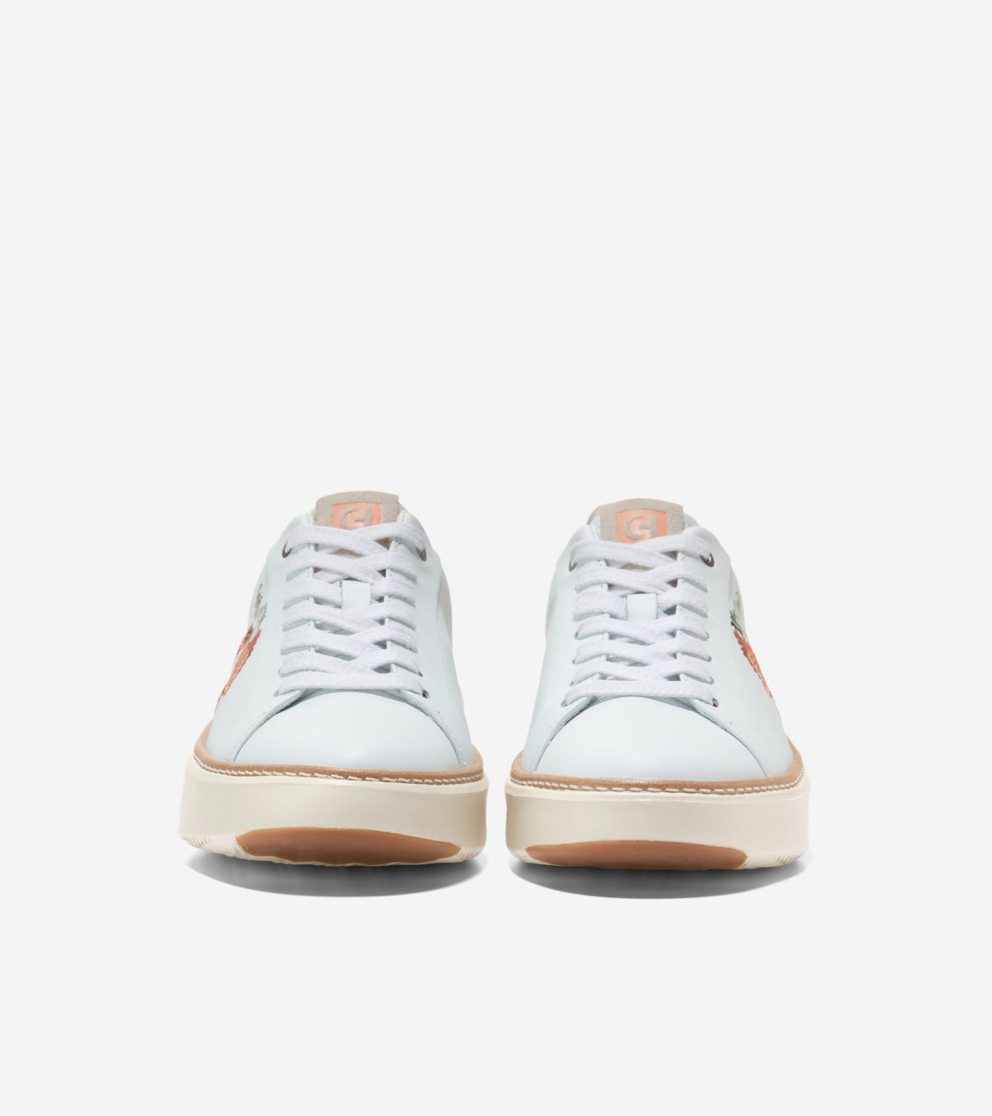 W25856:WHITE / ALABASTER GLEAM / IVORY / PEACH QUARTZ / FLORAL LOGO