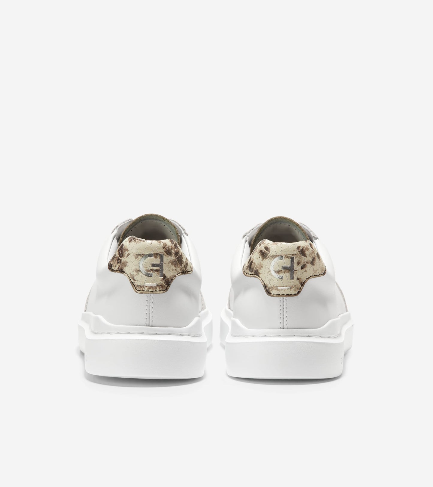 W25324:WHT LTH QTR & VAMP/ CH MORTAR SUEDE MUDGUARD/ SOHO SNAKE TAB & HEEL/ BLK FB/ WHT