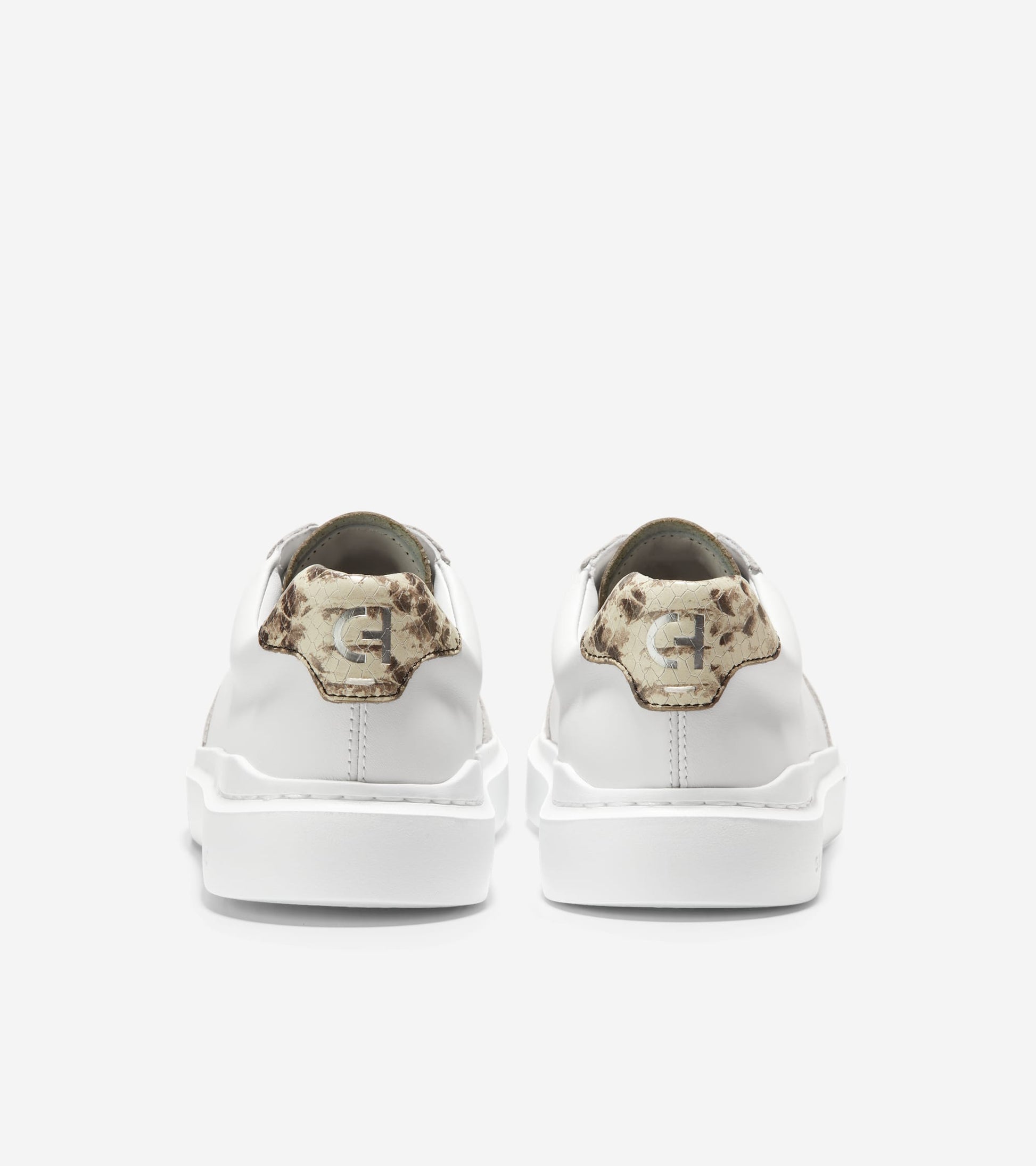 W25324:WHT LTH QTR & VAMP/ CH MORTAR SUEDE MUDGUARD/ SOHO SNAKE TAB & HEEL/ BLK FB/ WHT