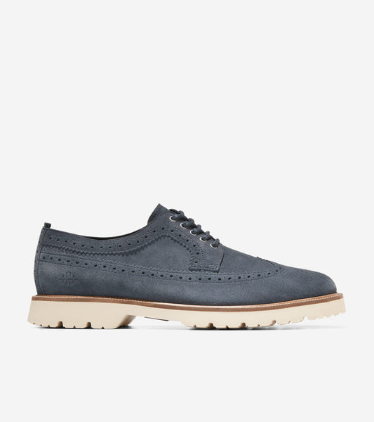 C36045:NAVY BLAZER SUEDE/ALABASTER GLEAM